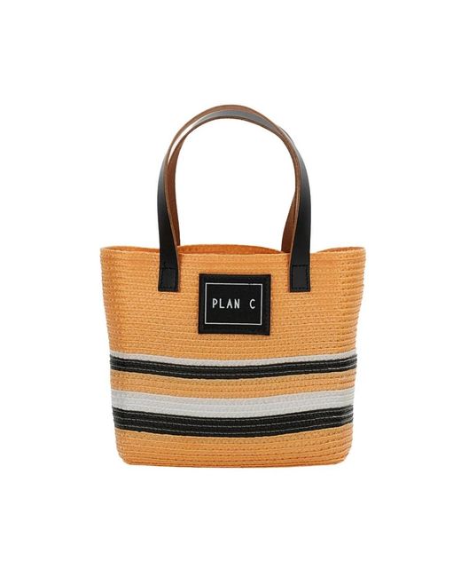 Plan C Orange Handbags