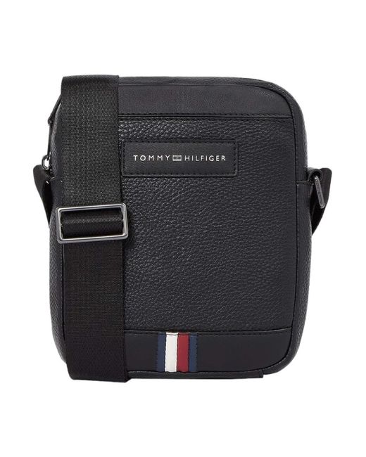 Messenger Bags Tommy Hilfiger de hombre de color Black