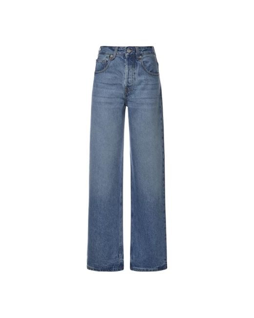 Jacquemus Blue Wide Jeans