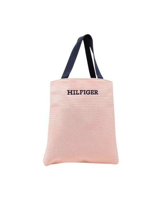 Tommy Hilfiger Pink Tote Bags