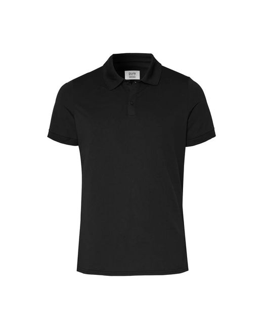 Pure Functionele Polo in het Black voor heren