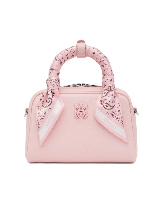 Amiri Pink Micro Bowling Bag