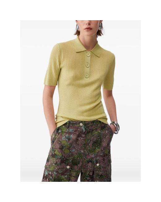 Liu Jo Yellow Polo Shirts