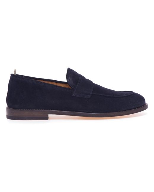 Officine Creative Blue Loafers for men