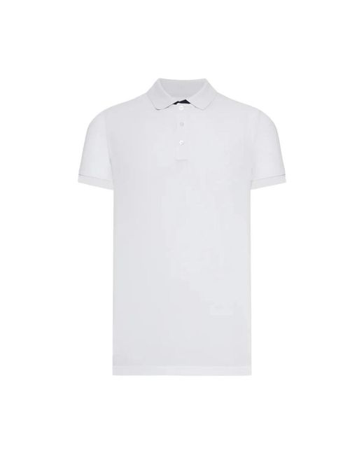 Fay White Polo Shirts for men