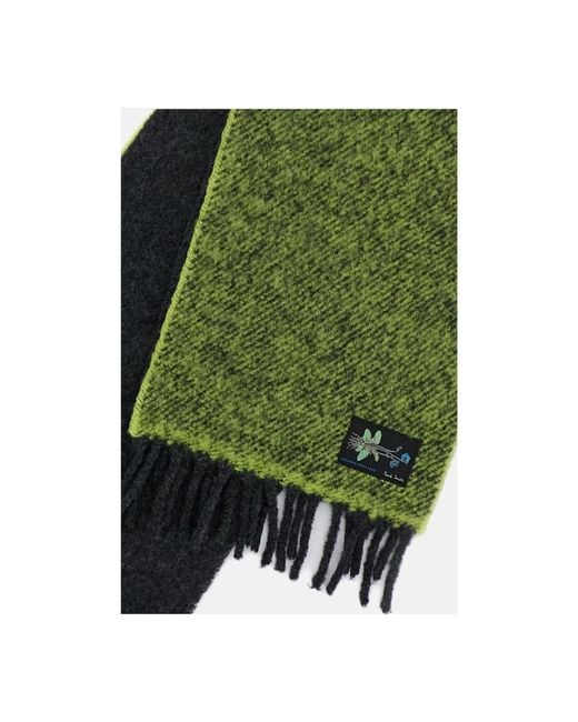 Paul Smith Green Winter Scarves for men