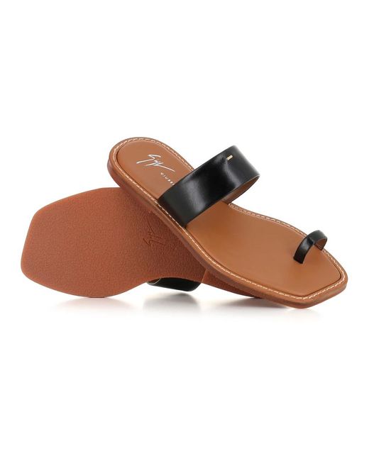 Giuseppe Zanotti Brown Sliders