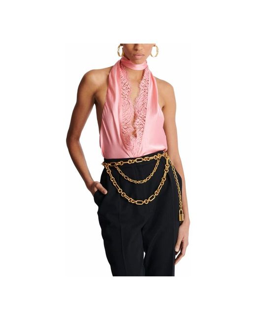 Balmain Metallic Sync Gürtel Aus Messingketten