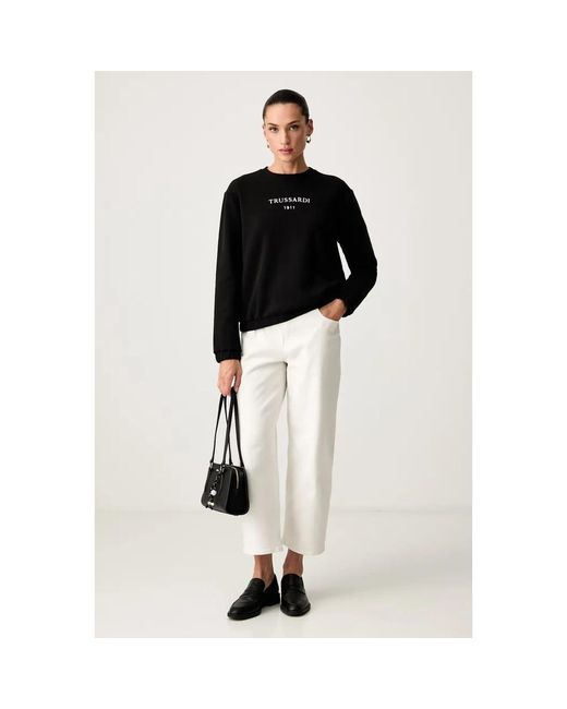 Trussardi Pullover Sweatshirt in het Black