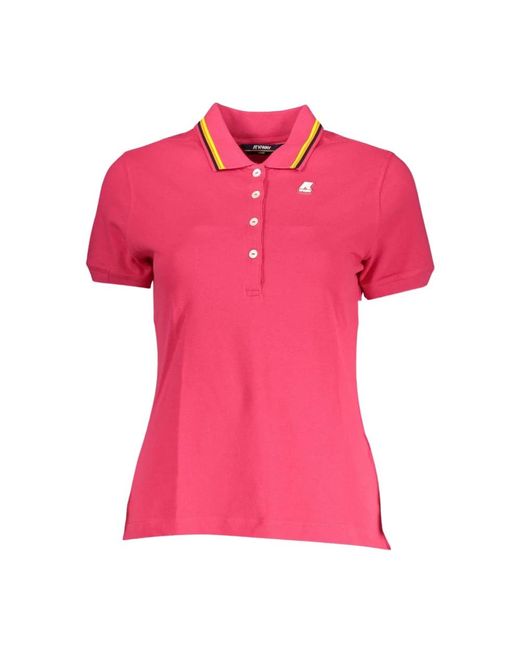 Polo camicie di K-Way in Pink