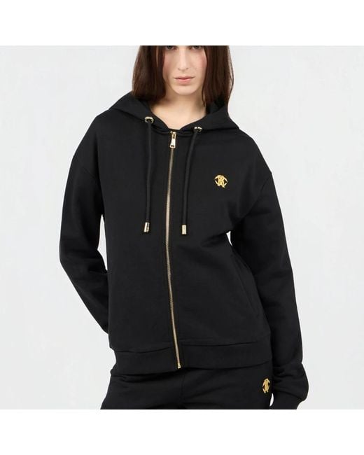 Roberto Cavalli Black Zip-Throughs