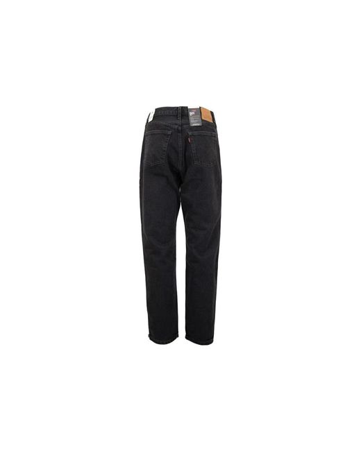 Straight Jeans Levi's de color Black