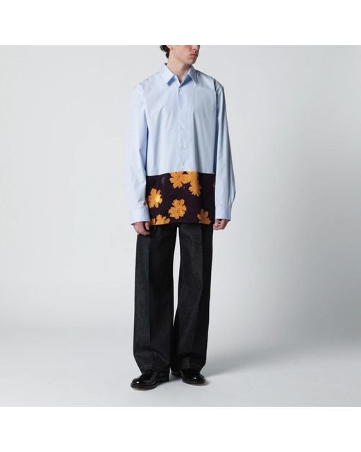 Dries Van Noten Blue Casual Shirts for men