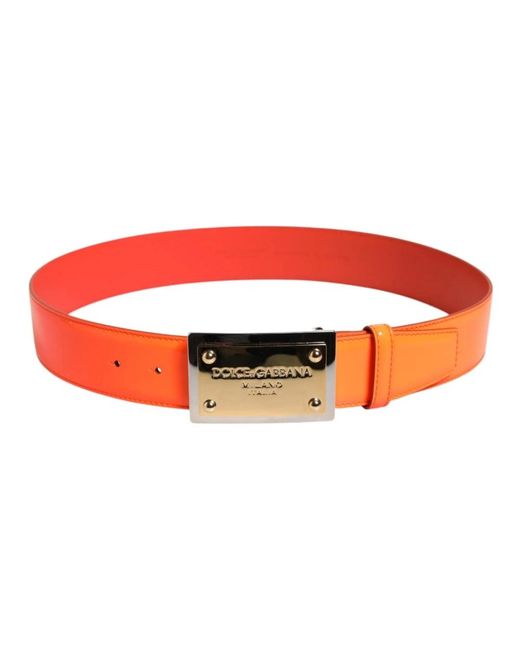 Dolce & Gabbana Red Belts