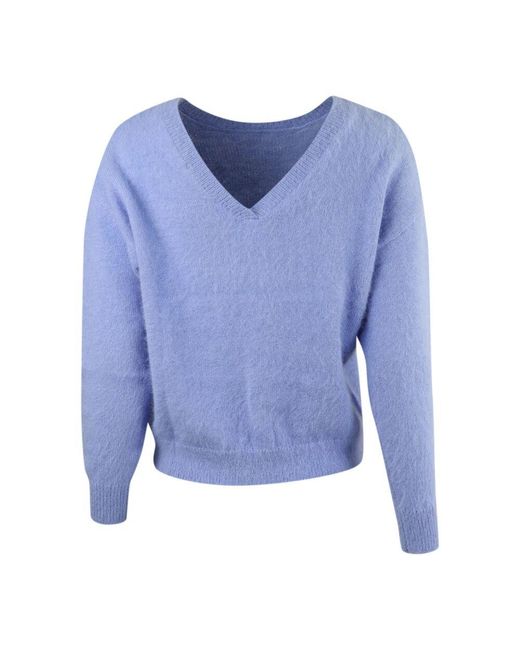 Round-Neck Knitwear di March23 in Blue