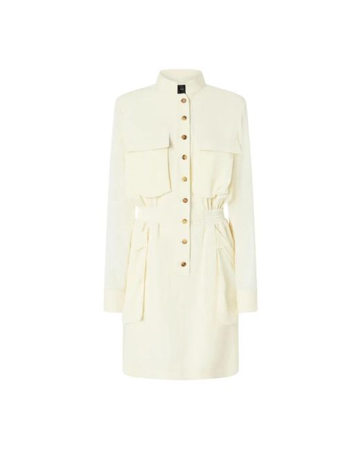 Pinko Natural Short Dresses