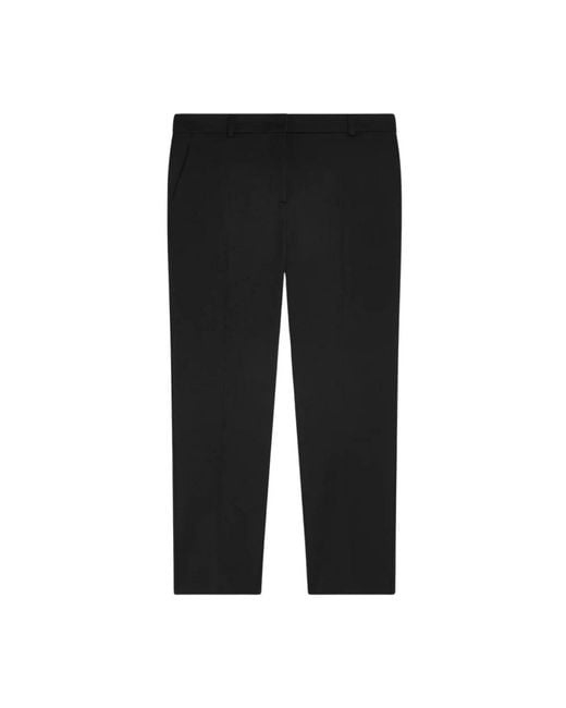 Slim-Fit Trousers Semicouture de color Black