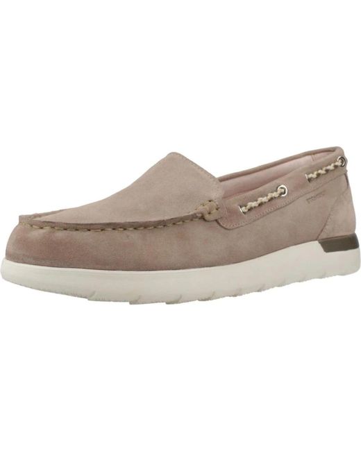 Stonefly Blauwe Suède Casual Loafers Met Zijveters in het Gray