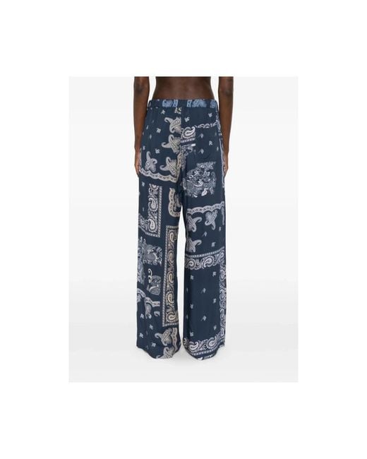 The Attico Blue Wide Trousers