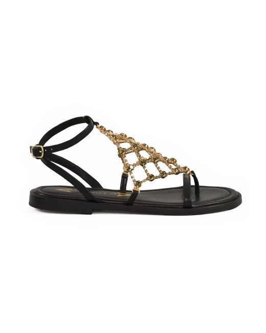 Emanuélle Vee Black Sandalette