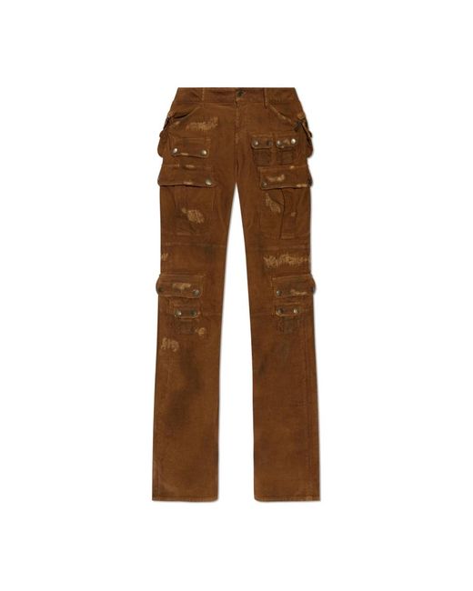 Trousers > straight trousers DSquared² en coloris Brown