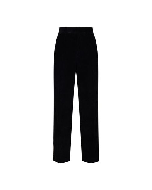 Straight Trousers di Palm Angels in Black da Uomo
