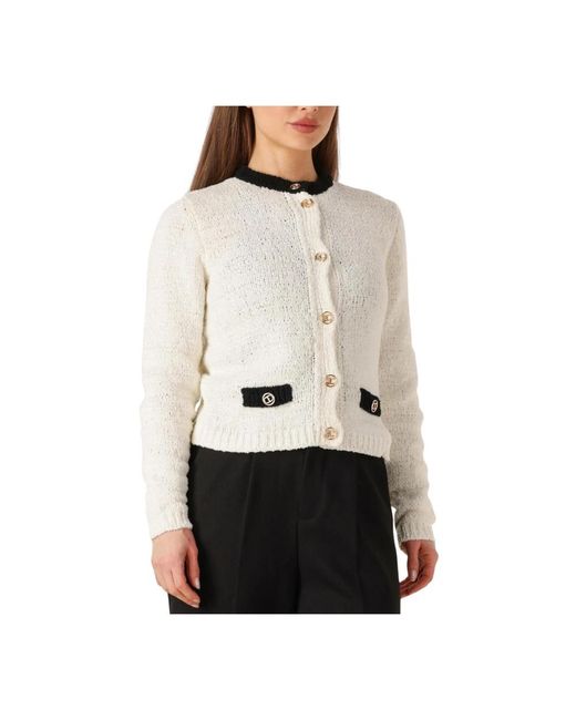 Twinset Truien & Vesten ,Wit ,Stijlvolle Witte Top Must-Have in het White