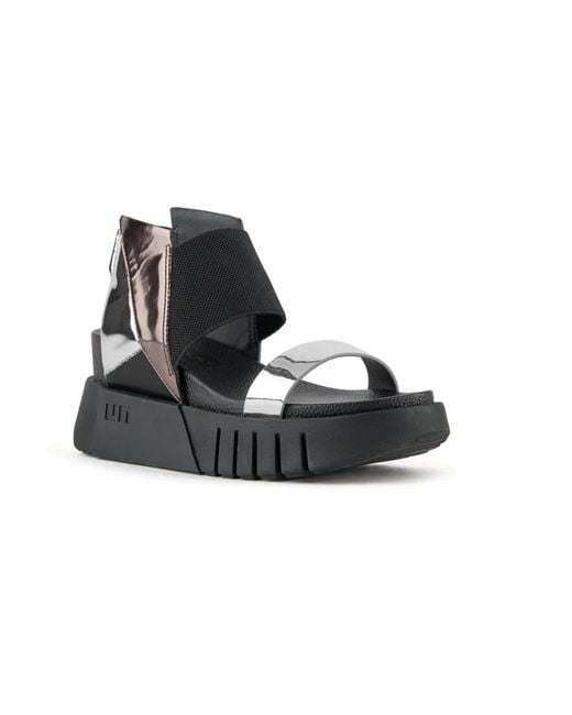 United Nude Black Wedges