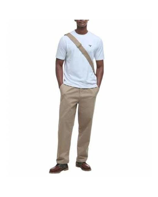 Barbour Blue T-Shirts for men