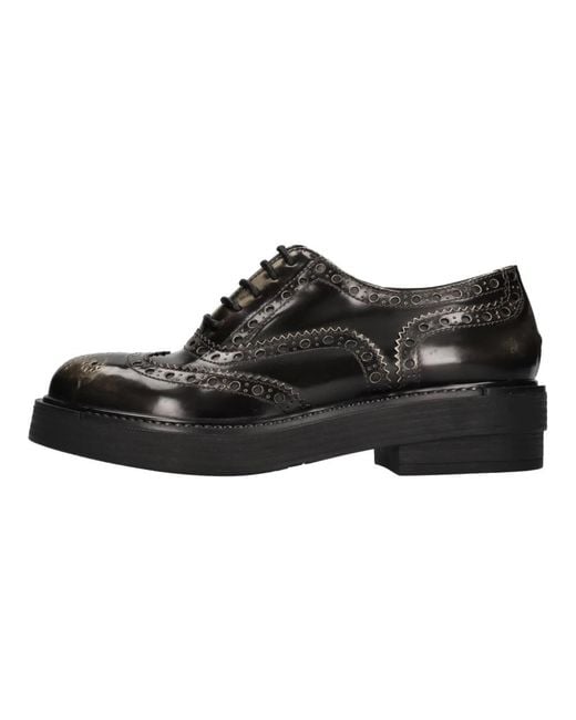 Strategia Black Laced Shoes