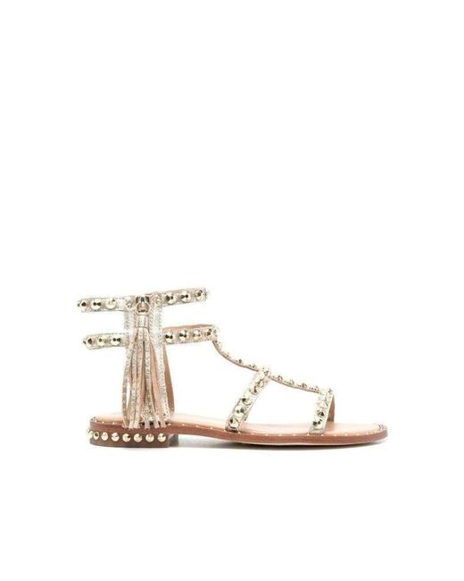 Flat Sandals Ash de color Natural