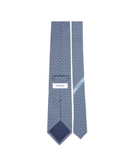 Ferragamo Blue Ties for men