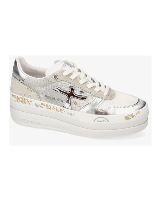 Premiata Gray Sneakers