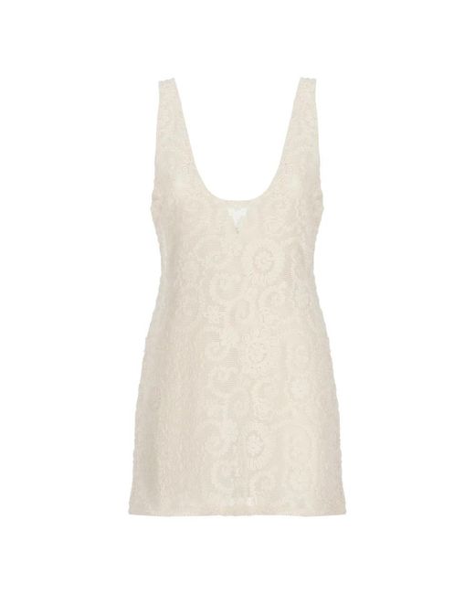 Mc2 Saint Barth Natural Short Dresses