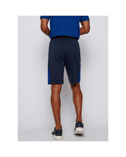 HUGO Casual Shorts in het Blue voor heren