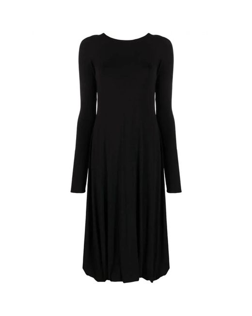 Jil Sander Black Midi Dresses