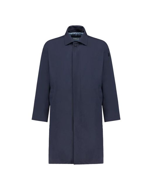 People Of Shibuya Blue Single-Breasted Coats for men