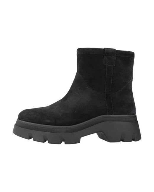 Geox Black Pluette Stiefelette