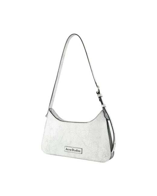 Acne White Shoulder Bags