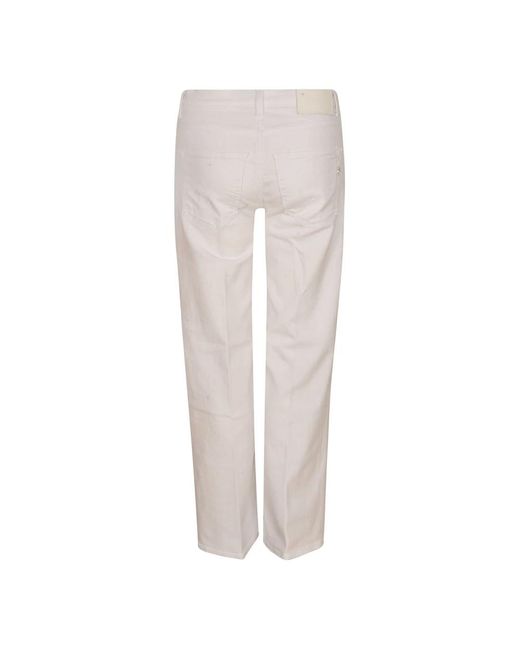 Trousers > straight trousers Dondup en coloris White