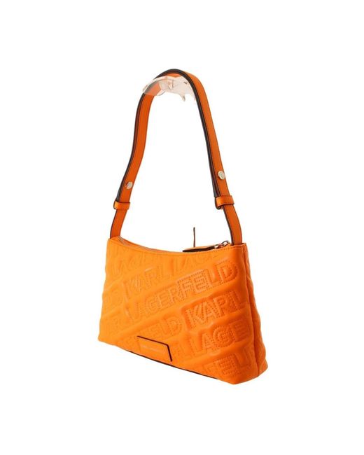 Karl Lagerfeld Orange Schulter- und handtasche