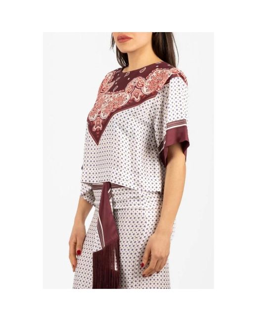 Pinko Red Blouses