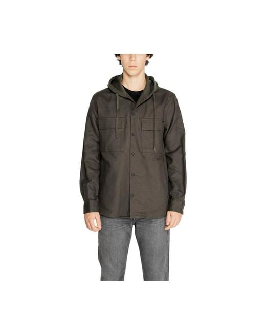 Antony Morato Gray Light Jackets for men