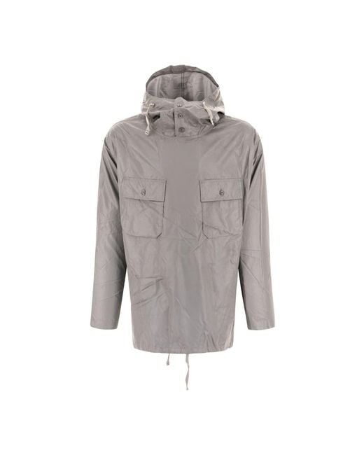 Engineered Garments Graue Cagoule Jacke Mit Militäreinflüssen in Gray für Herren
