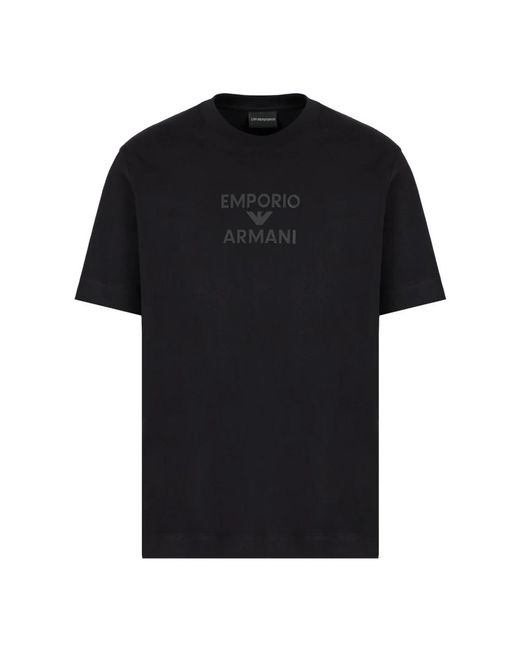 Emporio Armani Black T-Shirts for men