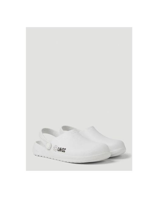 Ales Grey White Clogs for men