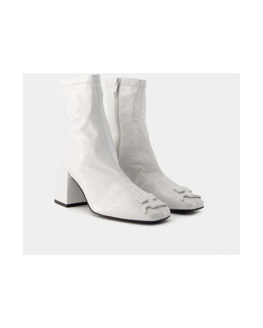 Courreges Gray Heeled Boots