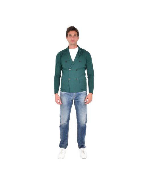 Drumohr Green Cardigans for men