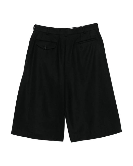 Comme des Garçons Pleated Shorts in het Black voor heren