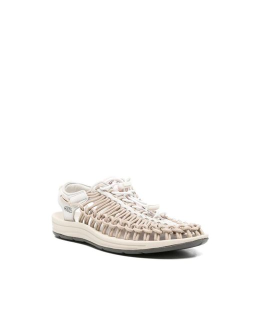 Keen White Flat Sandals